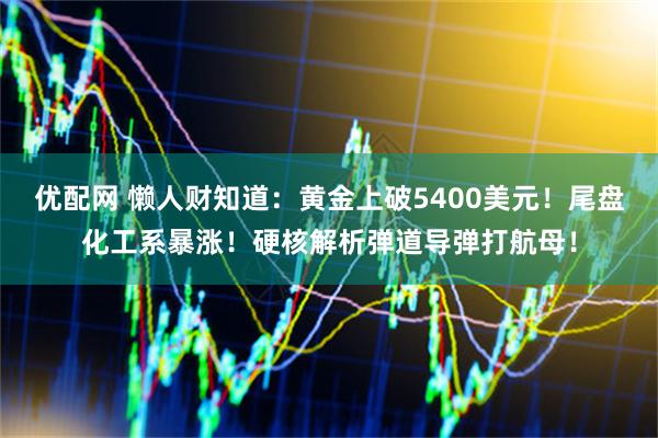 优配网 懒人财知道：黄金上破5400美元！尾盘化工系暴涨！硬核解析弹道导弹打航母！